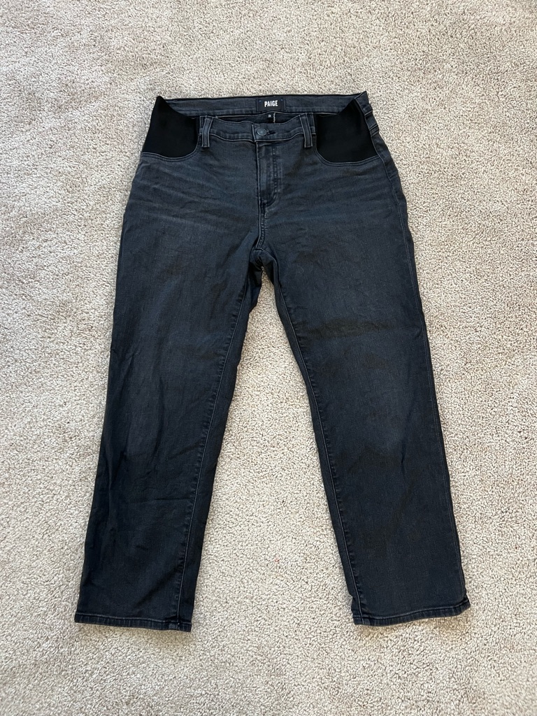 Paige Straight-Leg Maternity Jeans